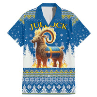 Sweden Christmas Family Matching Mermaid Dress and Hawaiian Shirt Julbock Yule Goat LT19