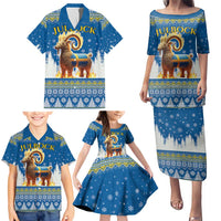 Sweden Christmas Family Matching Puletasi and Hawaiian Shirt Julbock Yule Goat LT19