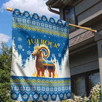 Sweden Christmas Garden Flag Julbock Yule Goat - Wonder Print Shop