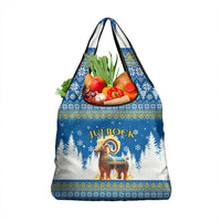 Sweden Christmas Grocery Bag Julbock Yule Goat - Wonder Print Shop