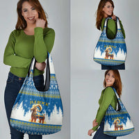 Sweden Christmas Grocery Bag Julbock Yule Goat - Wonder Print Shop