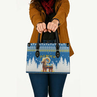 Sweden Christmas Leather Bag Julbock Yule Goat - Wonder Print Shop