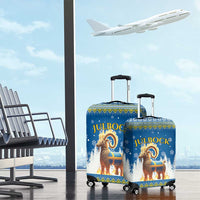 Sweden Christmas Luggage Cover Julbock Yule Goat - Wonder Print Shop