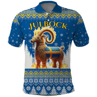 Sweden Christmas Polo Shirt Julbock Yule Goat LT19