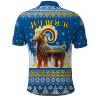 Sweden Christmas Polo Shirt Julbock Yule Goat LT19