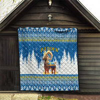 Sweden Christmas Quilt Julbock Yule Goat - Wonder Print Shop