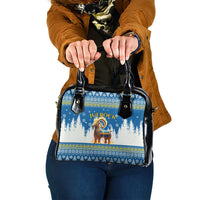 Sweden Christmas Shoulder Handbag Julbock Yule Goat - Wonder Print Shop