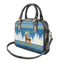 Sweden Christmas Shoulder Handbag Julbock Yule Goat - Wonder Print Shop