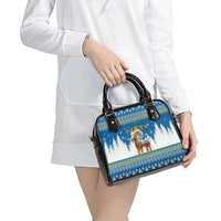Sweden Christmas Shoulder Handbag Julbock Yule Goat - Wonder Print Shop