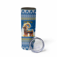 Sweden Christmas Skinny Tumbler Julbock Yule Goat - Wonder Print Shop