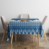 Sweden Christmas Tablecloth Julbock Yule Goat - Wonder Print Shop