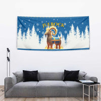 Sweden Christmas Tapestry Julbock Yule Goat - Wonder Print Shop