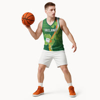 Ireland Rugby Custom Basketball Jersey Irish Shamrock Champions