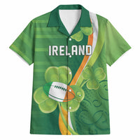 Ireland Rugby Custom Hawaiian Shirt Irish Shamrock Champions