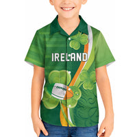 Ireland Rugby Custom Hawaiian Shirt Irish Shamrock Champions