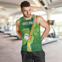 Ireland Rugby Custom Men Tank Top Irish Shamrock Champions