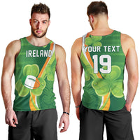 Ireland Rugby Custom Men Tank Top Irish Shamrock Champions