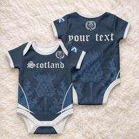 Scotland Rugby Personalized Baby Onesie Scottish Thistle Champions
