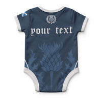 Scotland Rugby Personalized Baby Onesie Scottish Thistle Champions