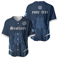 Scotland Rugby Personalized Baseball Jersey Scottish Thistle Champions