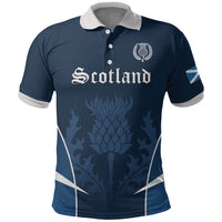 Scotland Rugby Personalized Polo Shirt Scottish Thistle Champions