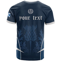 Scotland Rugby Personalized T Shirt Scottish Thistle Champions