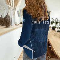 Scotland Rugby Personalized Women Casual Shirt Scottish Thistle Champions