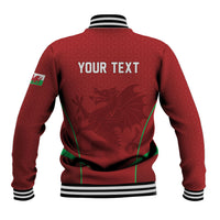 Wales Rugby Personalized Baseball Jacket Welsh Red Dragon Champions