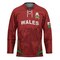 Wales Rugby Personalized Hockey Jersey Welsh Red Dragon Champions