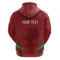 Wales Rugby Personalized Hoodie Welsh Red Dragon Champions