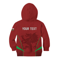 Wales Rugby Personalized Kid Hoodie Welsh Red Dragon Champions