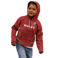 Wales Rugby Personalized Kid Hoodie Welsh Red Dragon Champions