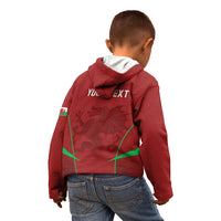 Wales Rugby Personalized Kid Hoodie Welsh Red Dragon Champions