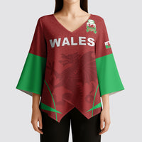 Wales Rugby Personalized Kimono Sleeve Blouse Welsh Red Dragon Champions