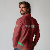Wales Rugby Personalized Long Sleeve Polo Shirt Welsh Red Dragon Champions