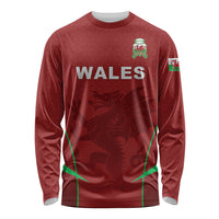 Wales Rugby Personalized Long Sleeve Shirt Welsh Red Dragon Champions