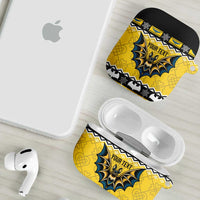 Personalized Brecknockshire Wales Christmas AirPods Case Welsh Celtic Bat Design - Wonder Print Shop