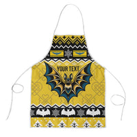 Personalized Brecknockshire Wales Christmas Apron Welsh Celtic Bat Design - Wonder Print Shop