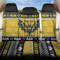 Personalized Brecknockshire Wales Christmas Back Car Seat Cover Welsh Celtic Bat Design - Wonder Print Shop