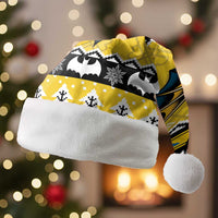 Personalized Brecknockshire Wales Christmas Santa Hat Welsh Celtic Bat Design - Wonder Print Shop