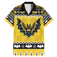 Personalized Brecknockshire Wales Christmas Family Matching Mermaid Dress and Hawaiian Shirt Welsh Celtic Bat Design - Wonder Print Shop