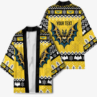 Personalized Brecknockshire Wales Christmas Kimono Welsh Celtic Bat Design - Wonder Print Shop