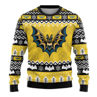 Personalized Brecknockshire Wales Christmas Ugly Christmas Sweater Welsh Celtic Bat Design - Wonder Print Shop