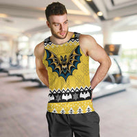 Personalized Brecknockshire Wales Christmas Men Tank Top Welsh Celtic Bat Design - Wonder Print Shop
