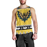 Personalized Brecknockshire Wales Christmas Men Tank Top Welsh Celtic Bat Design - Wonder Print Shop