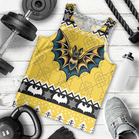 Personalized Brecknockshire Wales Christmas Men Tank Top Welsh Celtic Bat Design - Wonder Print Shop