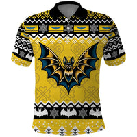 Personalized Brecknockshire Wales Christmas Polo Shirt Welsh Celtic Bat Design - Wonder Print Shop