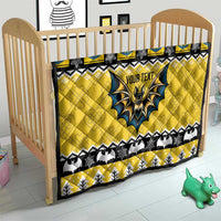 Personalized Brecknockshire Wales Christmas Quilt Welsh Celtic Bat Design - Wonder Print Shop