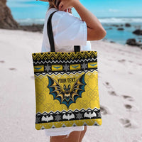 Personalized Brecknockshire Wales Christmas Tote Bag Welsh Celtic Bat Design - Wonder Print Shop