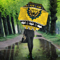 Personalized Brecknockshire Wales Christmas Umbrella Welsh Celtic Bat Design - Wonder Print Shop